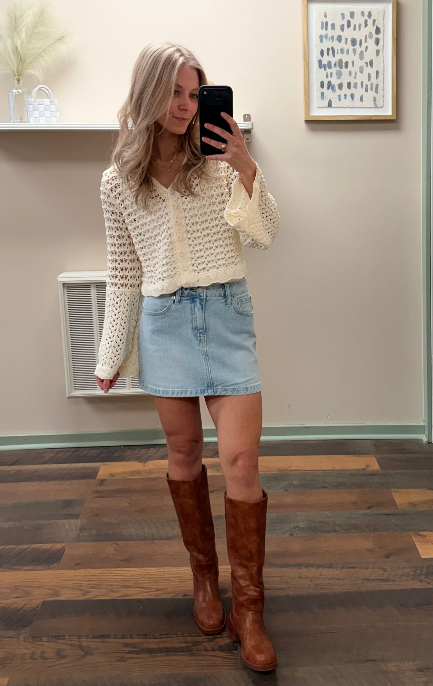 Classic Denim Mini Skirt