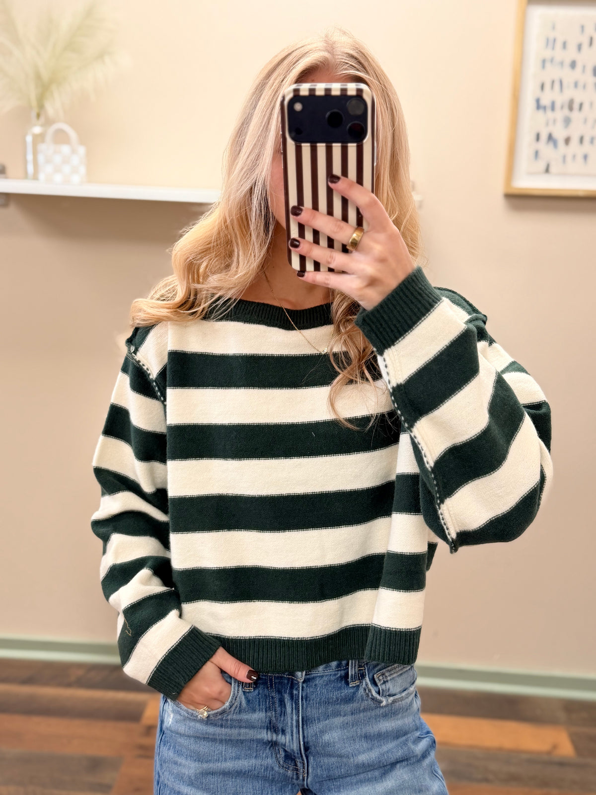 Forest & Ivory Sweater
