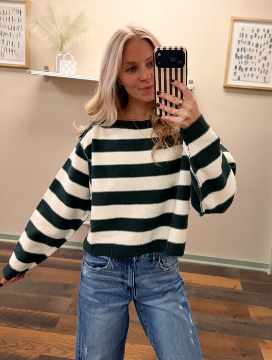 Forest & Ivory Sweater