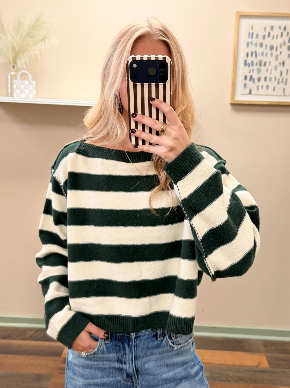Forest & Ivory Sweater