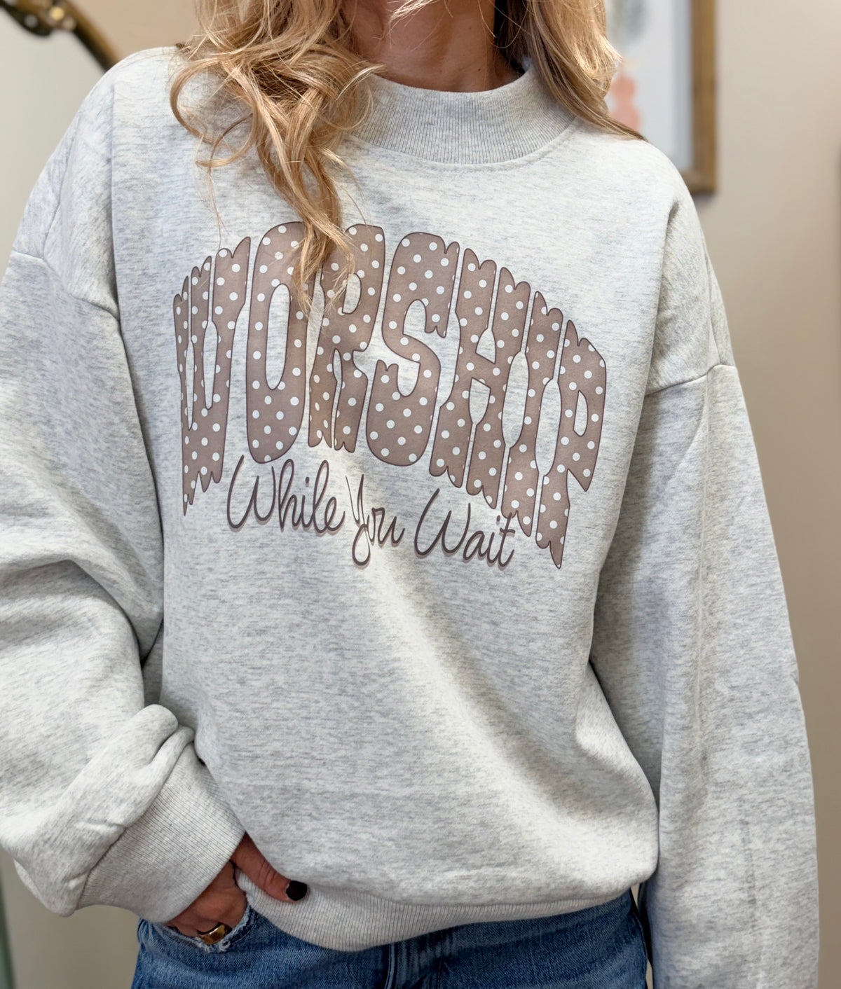 Worship Mock Neck