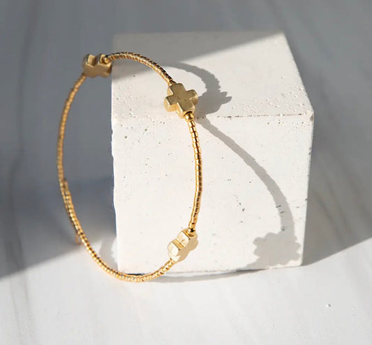 Lenny & Eva Cross Bangle