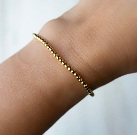 Lenny & Eva Gold Beaded Bracelet