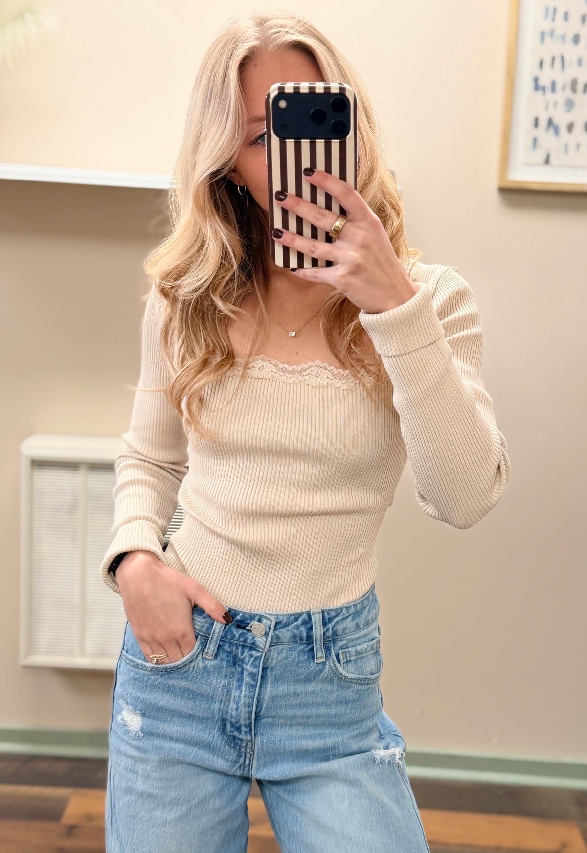 Sweetheart Lace Top