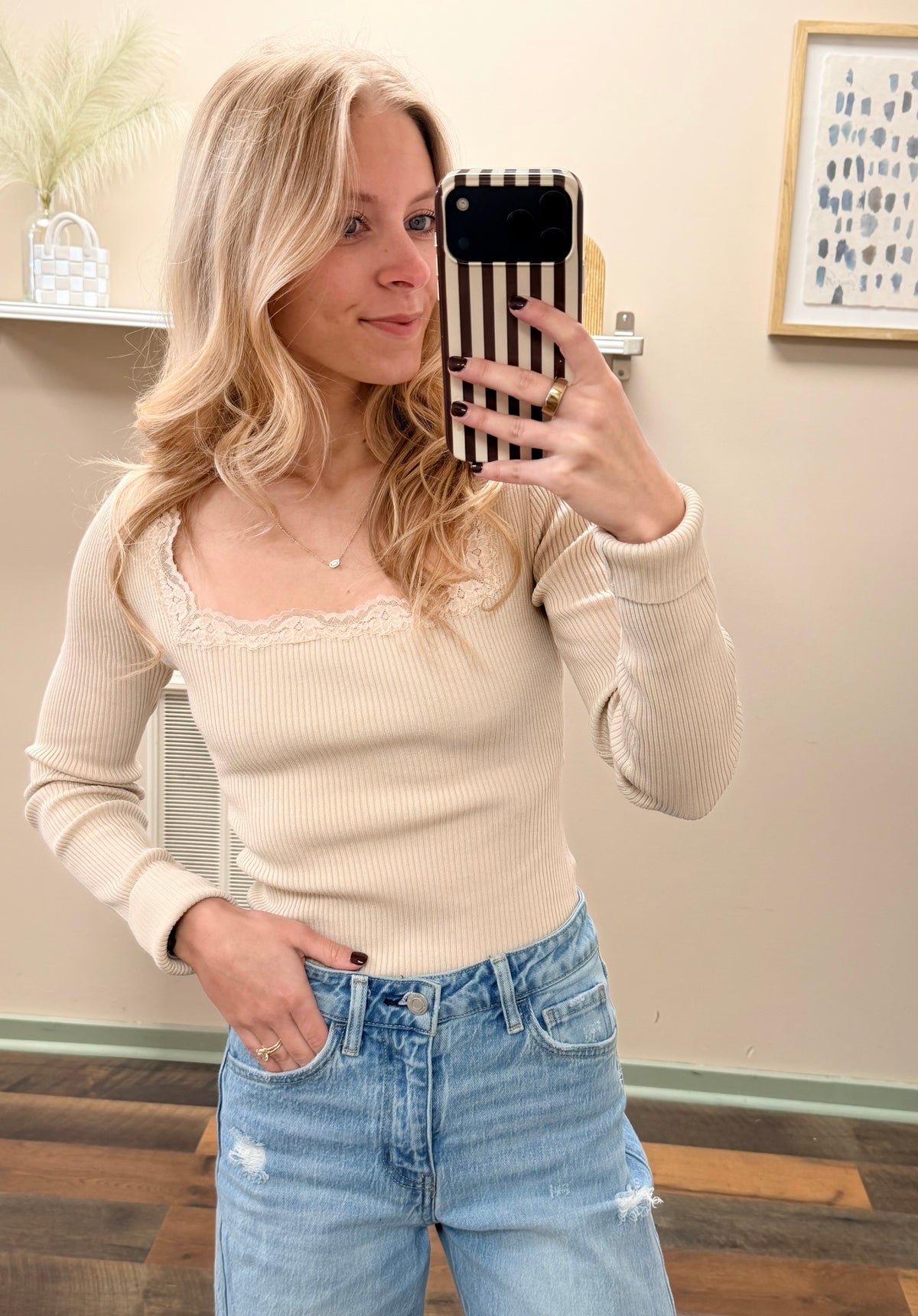Sweetheart Lace Top