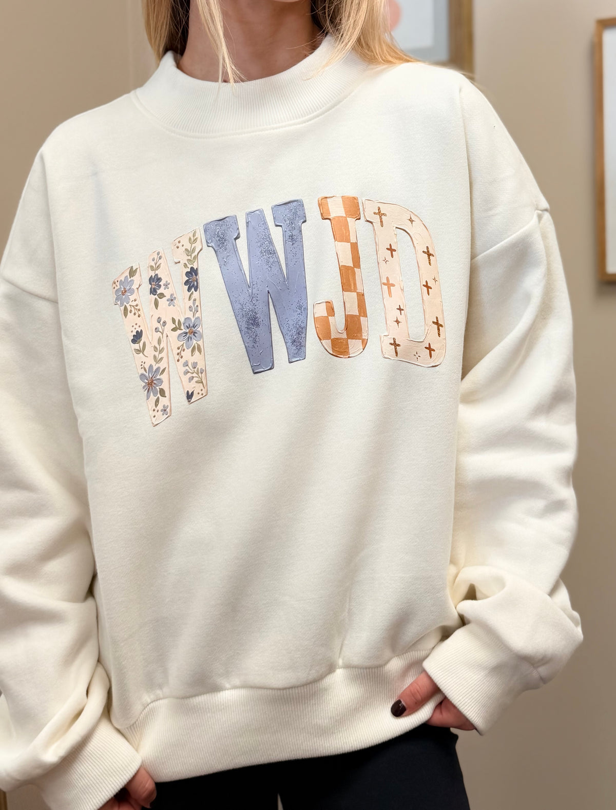 WWJD Mock Neck